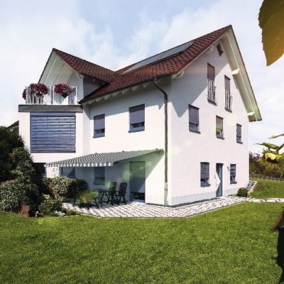 Markise gestreifter Stoff Markise gestreifter Stoff