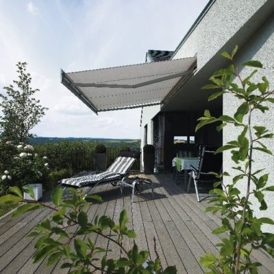 Markise in bauseitigen Schacht Markise in bauseitigen Schacht