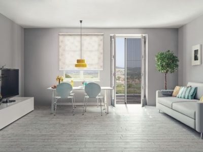 Insektenschutz Plissee Wohnzimmer Insektenschutz-Plissee