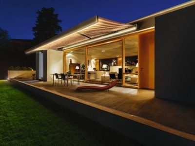 Kassetten Markise Terrea K70 integrierte Beleuchtung Kassetten-Markise Terrea K70